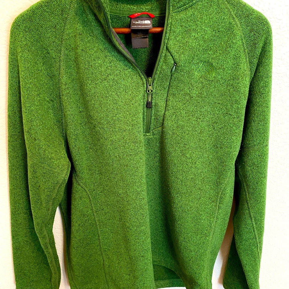 Green North Face Pullover, Medium